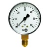 Pressure gauge with connecting thread